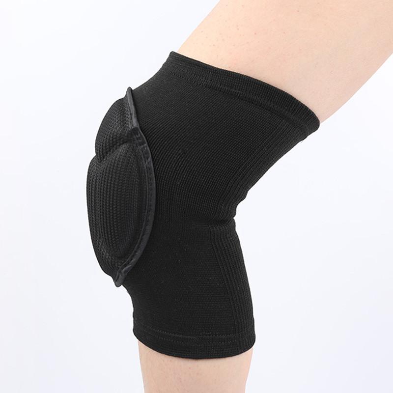 1 Pair Safety Knee Pads Thick Sponge Football Volleyball Extreme Athletic Anti-Slip Collision Avoidance Kneepad Brace