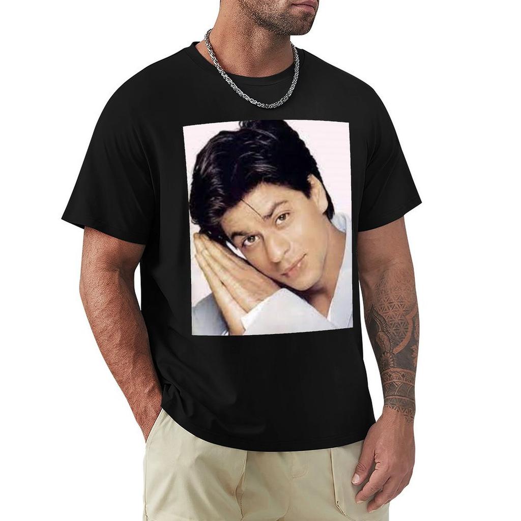 Shahrukh khan T-Shirt Fußball-T-Shirt Grafik-T-Shirts Vintage-Anime-T-Shirt Herren-T-Shirts Lässig Stilvoll