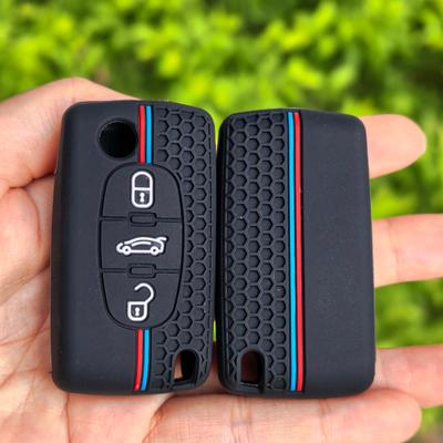 Neue Silikon Auto Schlüsselhülle Abdeckung Schlüsselanhänger Fob Schale für Citroen C2 C3 C4 C5 C6 Xsara Berlingo für Peugeot 207 307 308 407 607 807