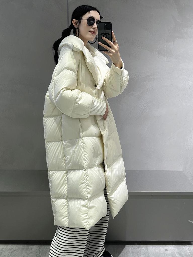 Women's Korean-Style Long Down Jacket - 2026 Winter Fashion, Thick, Loose Over-the-Knee Puffer, Trendy Plus Size.