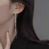 Flowing Tassel Long Ear Wire Elegant Earrings for Women, Featuring A Small and Exclusive Style. Ear Pendants.