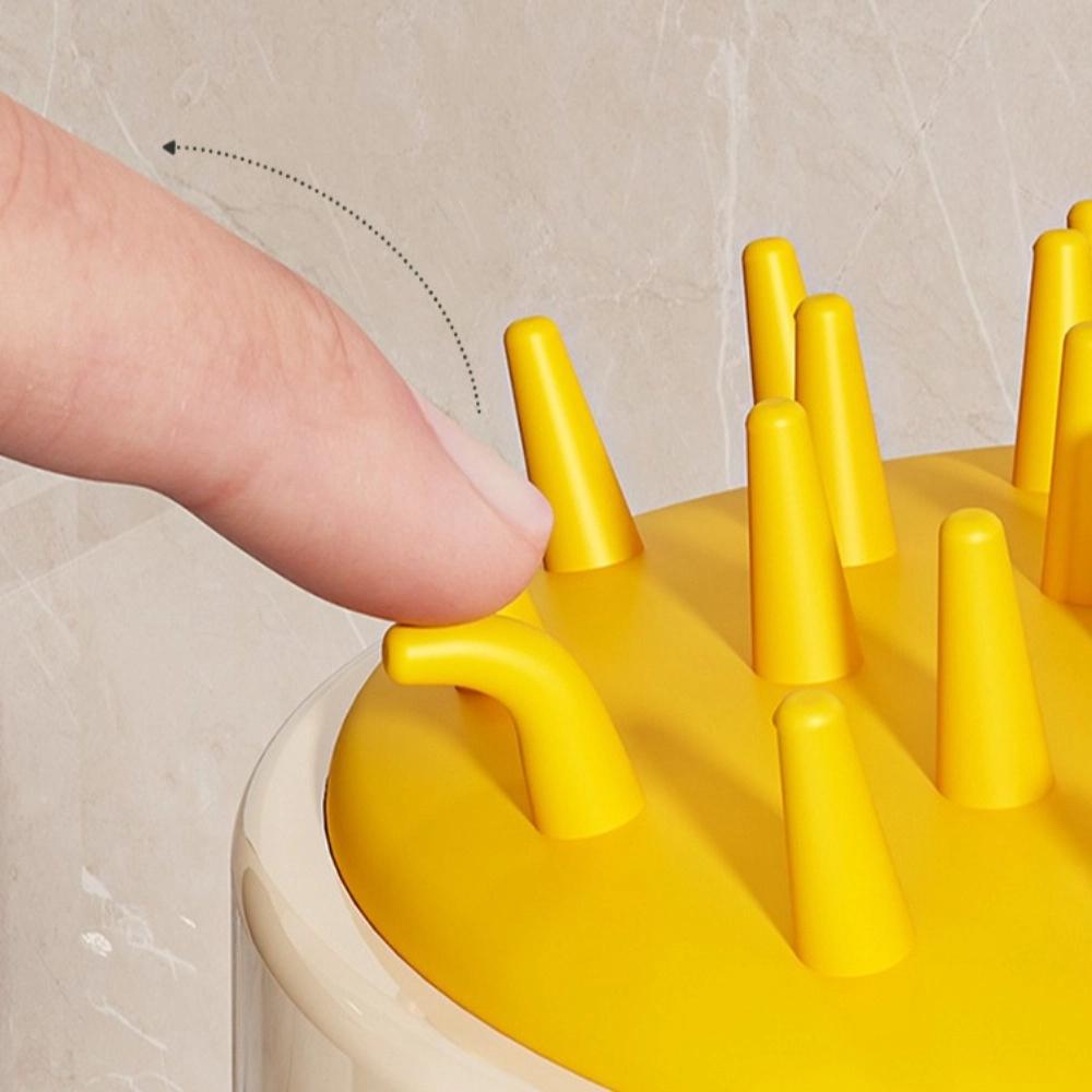 Hair Care Tool Hair Washing Comb Wall Mounted Scalp Massage Brush  Bath SPA