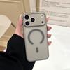 Ultra-thin Matte Magnetic Case Is Suitable for Apple 17 Pro Mobile Phone Case with Fine Hole iPhone16/15 Anti-drop Protective Case 14.