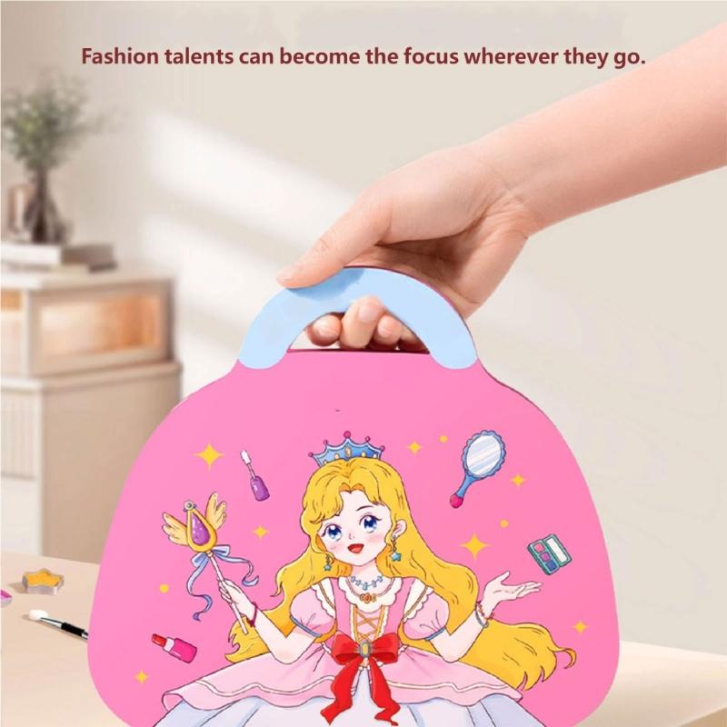 Magical Princess Makeup Sticker Set Cosmetic Toy For Kids Educational Drawing And Coloring Craft Activity Girls Gift
