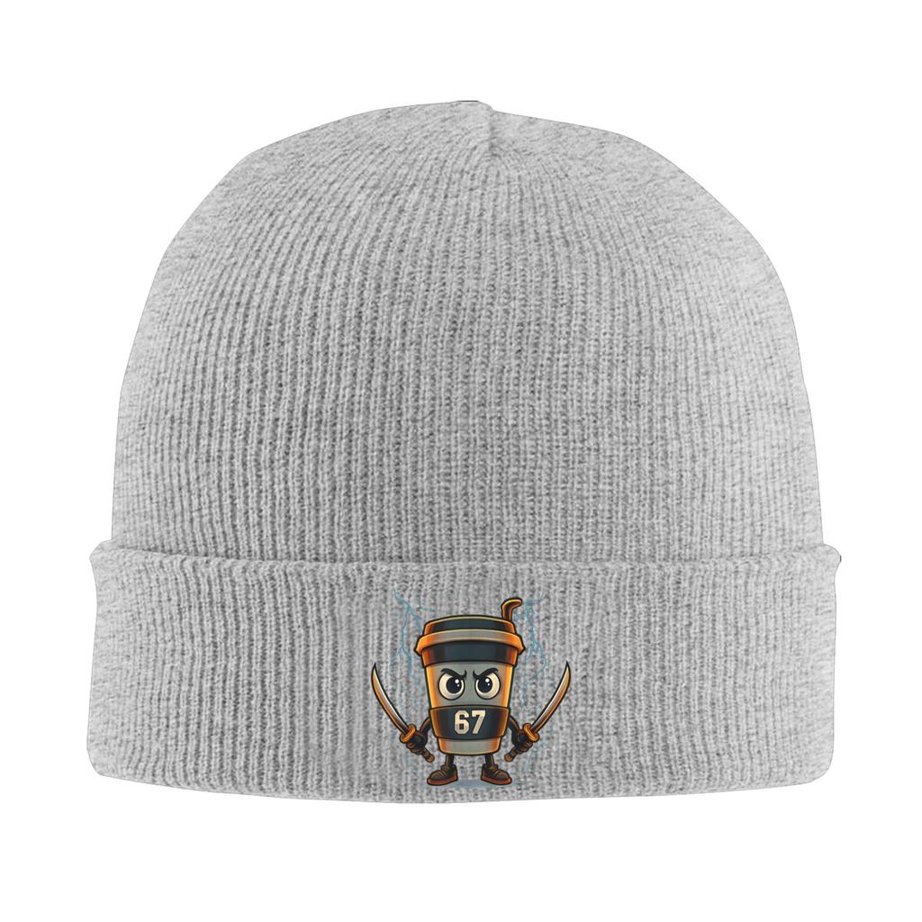 67 Meme Surreal Italian Brainrot Cappuccino Assassino Beanie Hats Bonnet Hats Male Fashion Kpop Knit Hat Autumn Warm Soft Caps