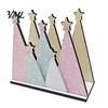 Multi-purpose Desktop Organizer Christmas Theme Wooden Napkin Holder, Decorative Holiday Paper Towel Stand, Unique Ornament Holder HD UV Printing for