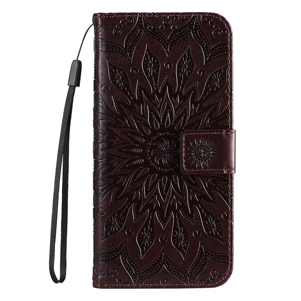 3D Embossed Pattern Flip Case For Moto G06 G56 G86 G05 G15 G55 G85 Stand PU Leather Wallet Cover Card Holder Strap
