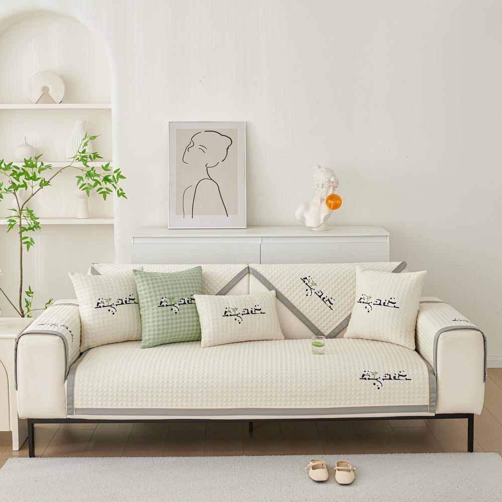 Cool Doudou Summer Sofa Cushion  New Mat Seat Cushion Simple Modern Cool Non-Slip Sofa Cover Cover Cover