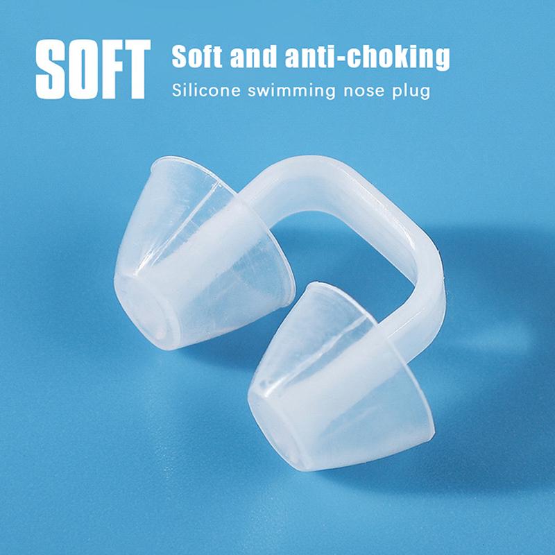 Bouchon de nez créatif et étanche pour la natation, utile et réutilisable, en silicone, pour la plongée et le surf