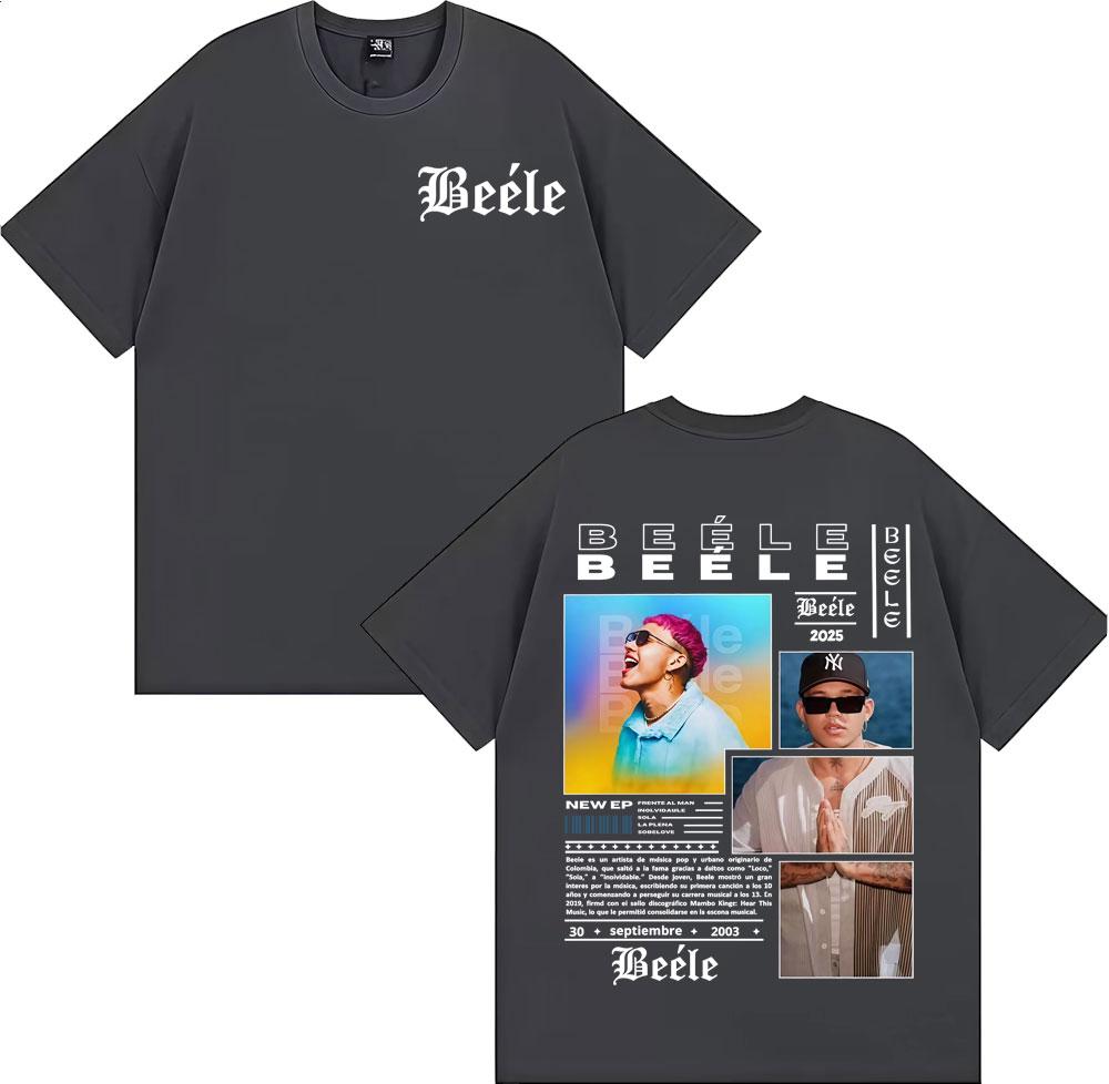 2025 Summer Rapper Biller Album Tour Merch Tshirt Mens Hiphop Pop Street Tshirt 100 Cotton Oversized Street Clothes