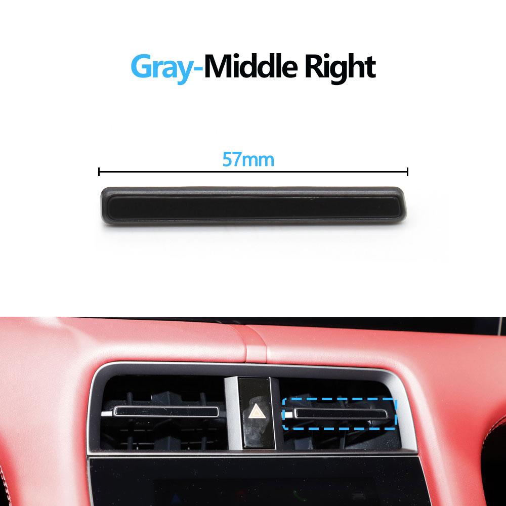 Car Middle Air Conditioning Central AC Vent Grille Air Vent Trim Strip For Porsche Taycan 9J1 2019 2020 2021 2022 2023