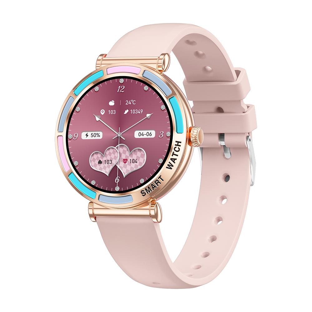 Smarte Uhren für Damen Android/iPhone, IP67 Wasserdicht Fitness Tracker Bluetooth Anrufe Herzfrequenz/SpO2 /100+ Sportmodelle