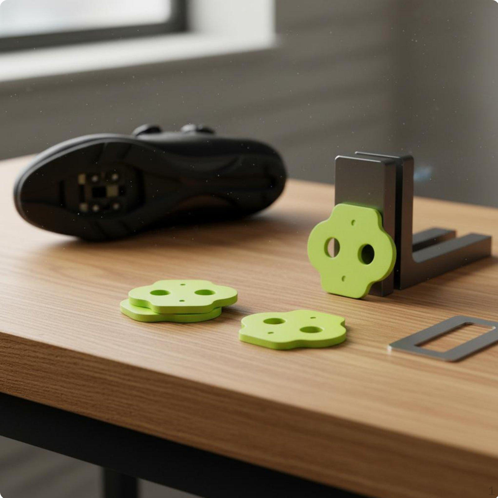 Pedal Cleat Alignment Spacers Improves Comfort Mountain Bike Shim Stackable Design