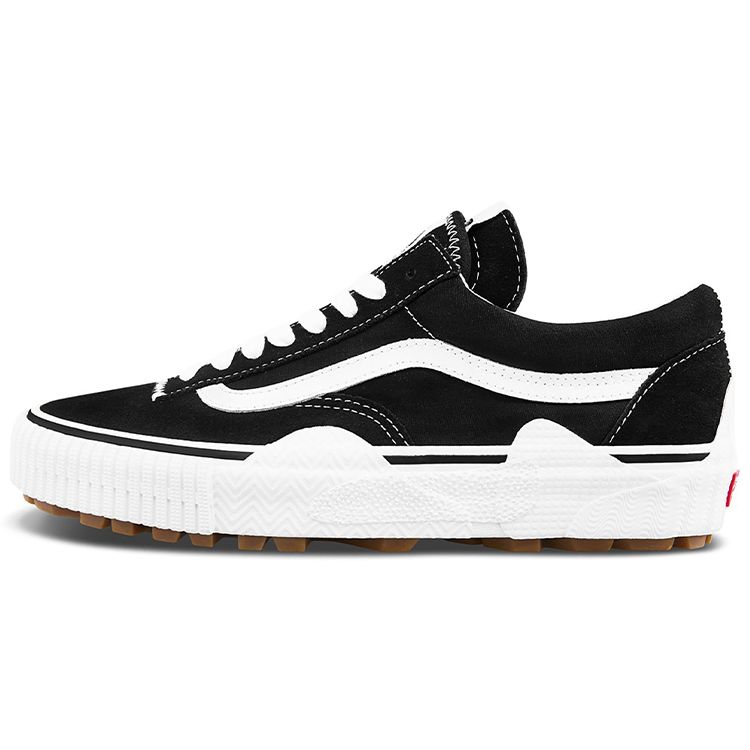 

Кроссовки унисекс Vans Cap Mash Low LX Black Gum белые VN0A4UUSIJU