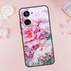 Elegant Pink Purple Peony Flower For Realme 9 10 11 12 Pro Plus GT5 GT Neo5 C21Y C25s C30 C31 C33 C35 C51 C53 C67 C55 Case