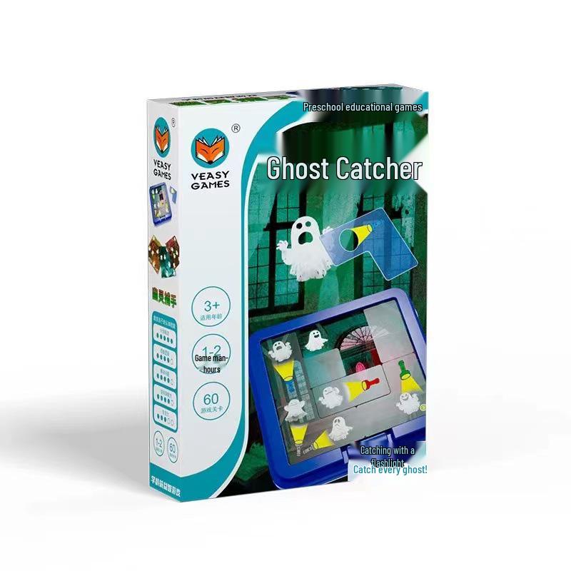 Kids' Monster Hunt Flashlight Game: Educational & Interactive Toy for Ages 3-6.