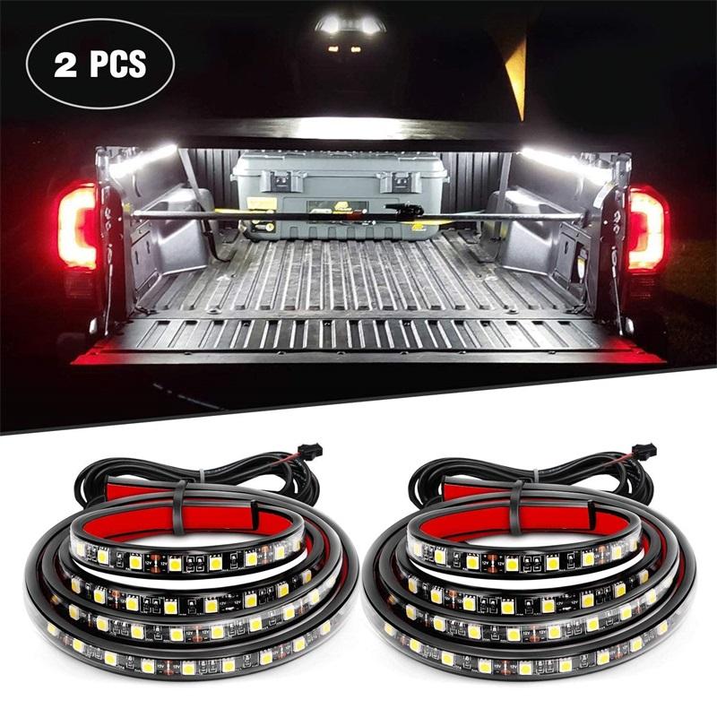 

2Pcs LED Car Lights Strip Truck Cargo Bed Running Light Lamp For GMC Sierra 1500 Yukon белый
