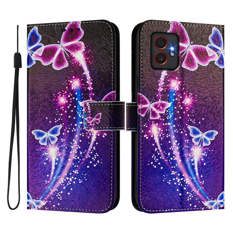 Luxury Flip Leather Case For Samsung Galaxy Xcover7 Pro Flip Cover On For SAM M56 M36 M06 M16 5G Wallet Bags Flower Cases Shell