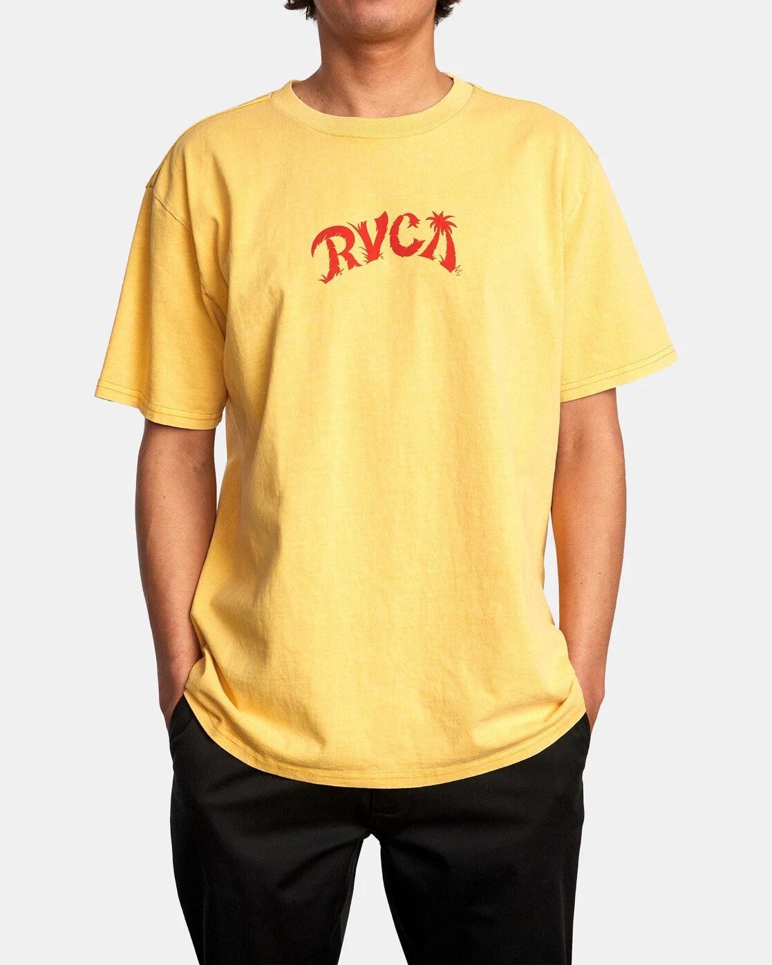 RVCA  S/S Toddler T SHIRT LOST ISLAND - Vintage Gold - XLarge - LEFT 120