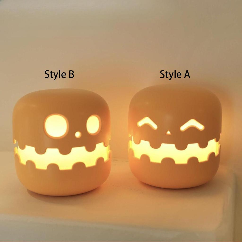 Pumpkin Night Light Mini Pumpkin LED Lantern Cute Rechargeable Halloween Lights