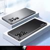 Pour Samsung Galaxy S26 S25 S24 Ultra Coque de Téléphone Cadre en Alliage d'Aluminium d'Aviation Plaque Arrière Mate Ultra-fine Anti-Chute Cover Arrière
