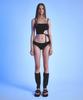 VINAJ Cutout Half-Top Bikini Bra (Black)