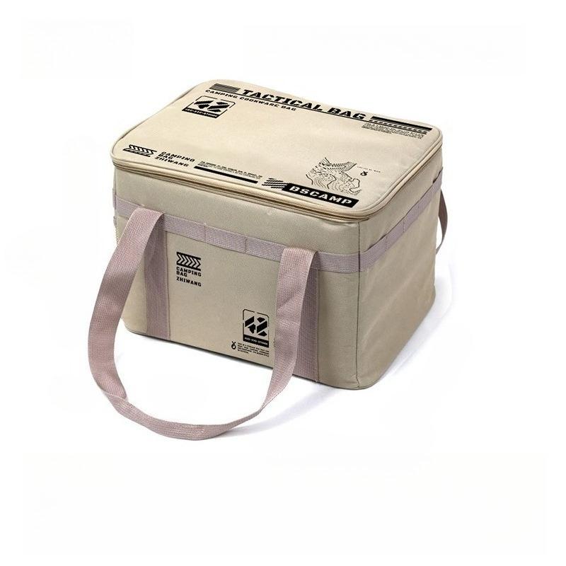 Outdoor folding storage box picnic camping equipment storage box kitchenware outdoor tactical storage bag large capacity