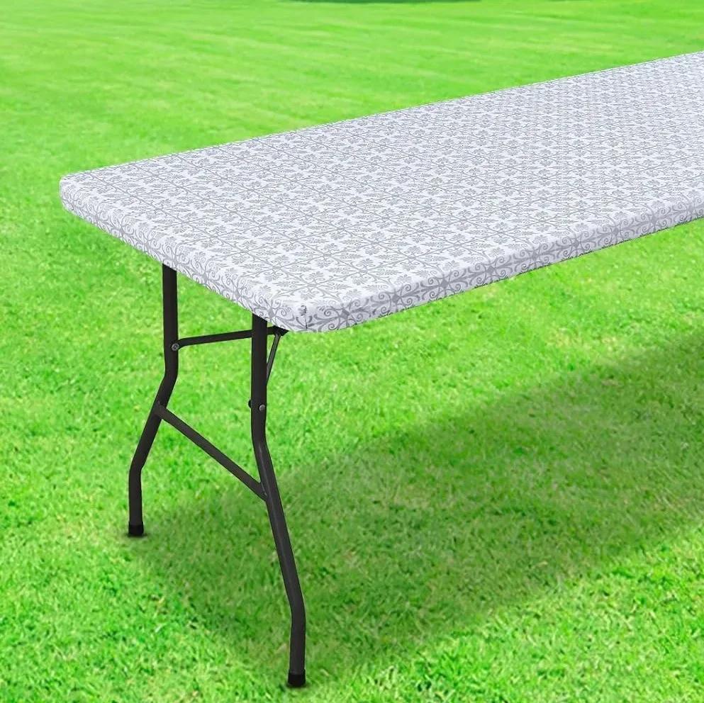 PEVA Waterproof Table Cloth Washable and Stain-resistant Design for Home Kitchen Dining Garden Terrace,Coffee Dining Table Cloth