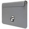 Pokrowiec do MacBook 16" Karl Lagerfeld Saffiano Srebrny