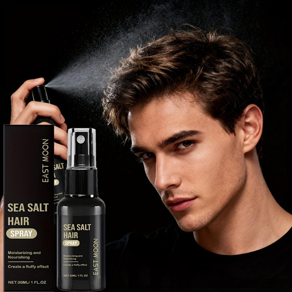 Sea Salt Hair Spray with Seaweed and Aloe Extract, Gentle Formula Lightweight Non-Irritating Texture for Voluminous Fresh Styling