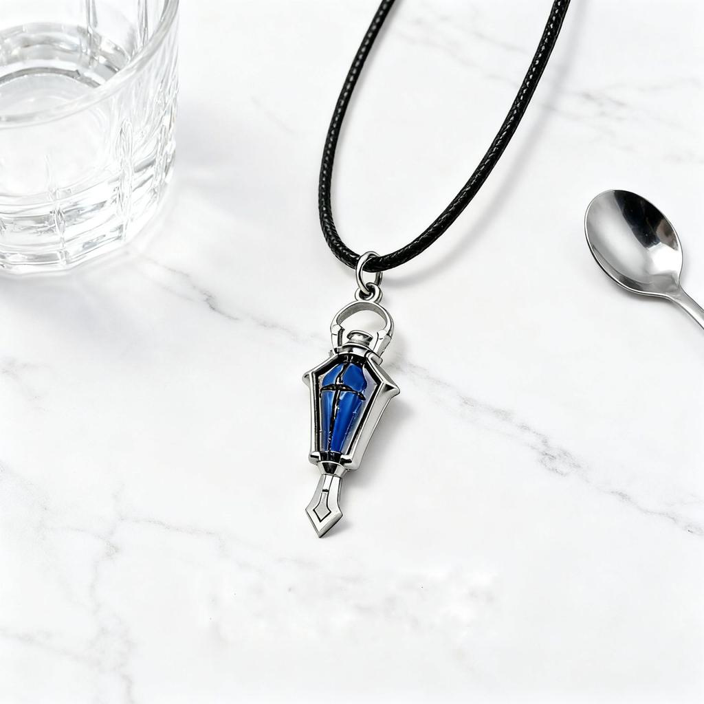 Genshin Impact Lightkeepers Flins Cosplay Pendant Anime Kyryll Chudomirovich Flins Metal Diy Necklace Backpack Gifts  Halloween