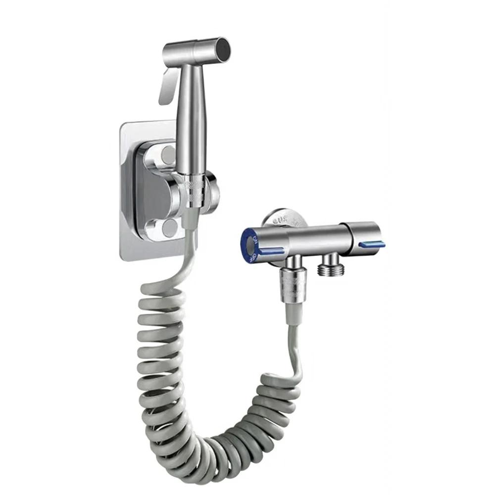 Handheld Bidet Douche Shower Spray for Toilet Personal Hygiene Stainless Steel Bidet Sprayer Kit Bathroom Washer Shower Head