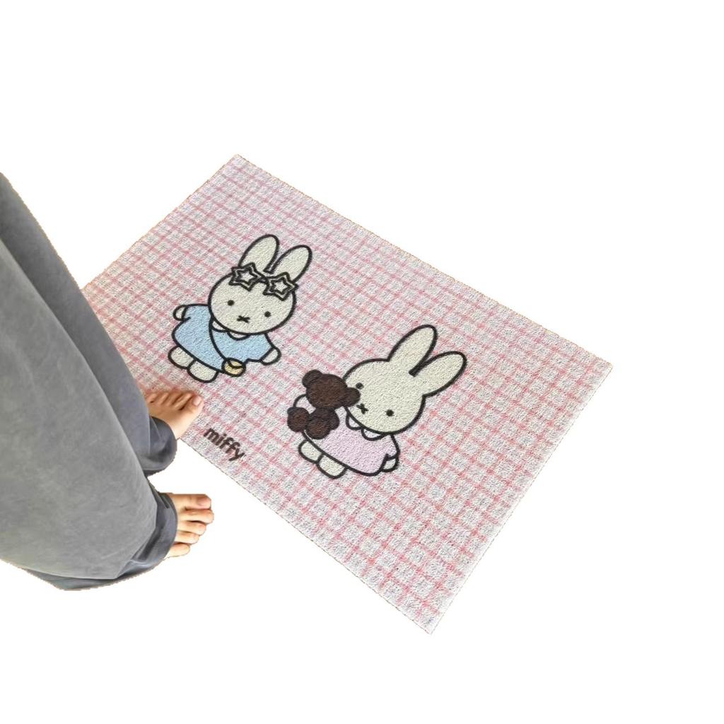 Entry Door Floor Mat Household Entrance Door Dust Removal Foot Pad Cartoon Wind Can Be Cut Pvc Anti-Skid Pad
