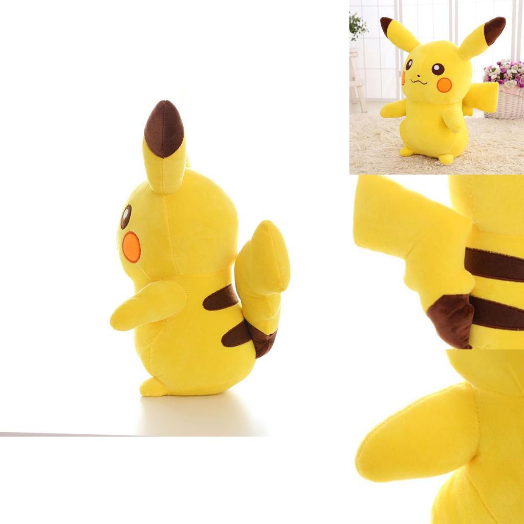 Adorable 17.8inches Large Stuffed Dolls Pokemon Anime Pikachu Soft Plush Animal Toy Gift For All Ages