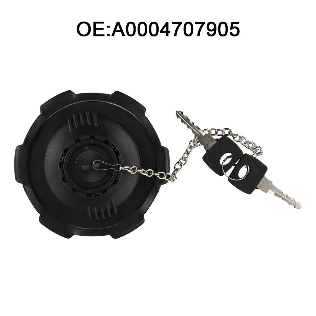 A0004707905 Fuel Tank Filler Cap with Keys for Mercedes Benz Trucks Actros Antos Arocs Axor Atego Econic Replacement Auto Parts