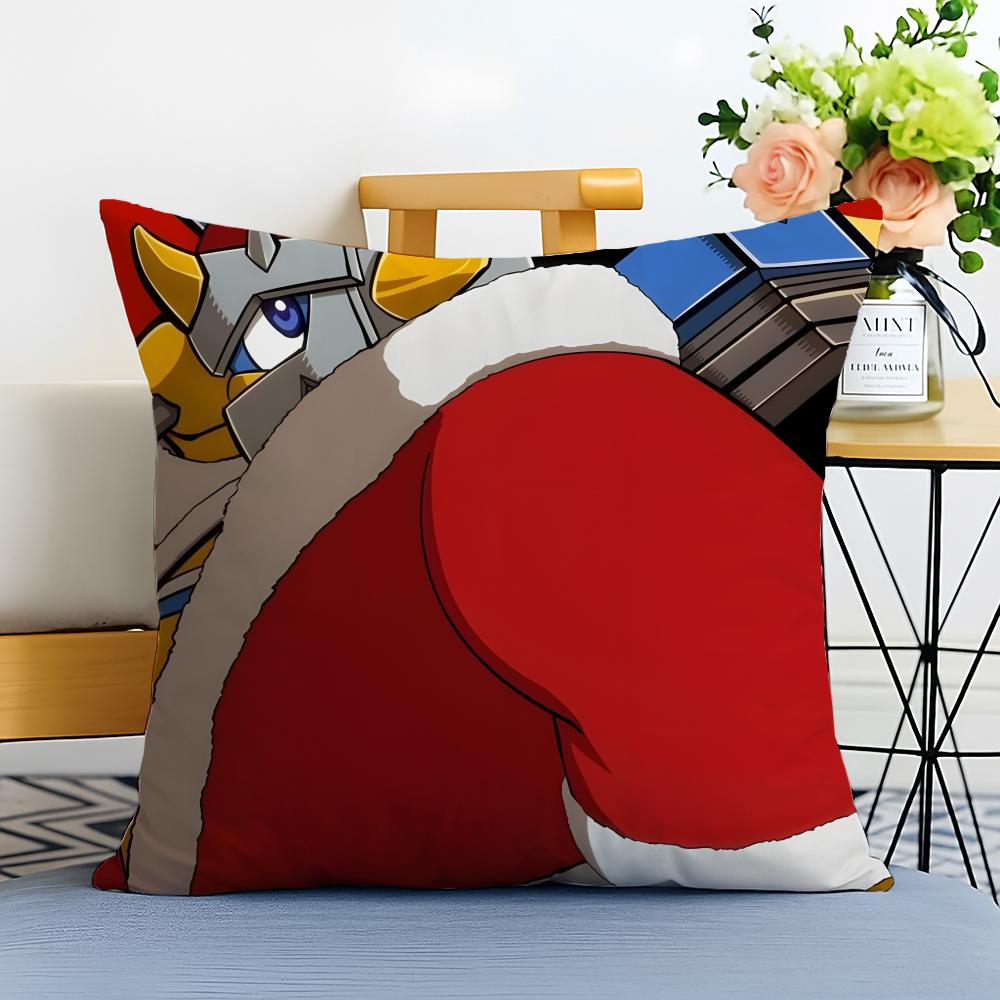 KKing Dedede Cushion Cover Washable Linen Pillowcase Soft for Sofa Bed Cozy Home Room Decor