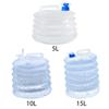5L-15L Collapsible foldable bottle Container Water Storage Bottle Bucket Pail Water Bag water&juice dispenser Camping Outdoor