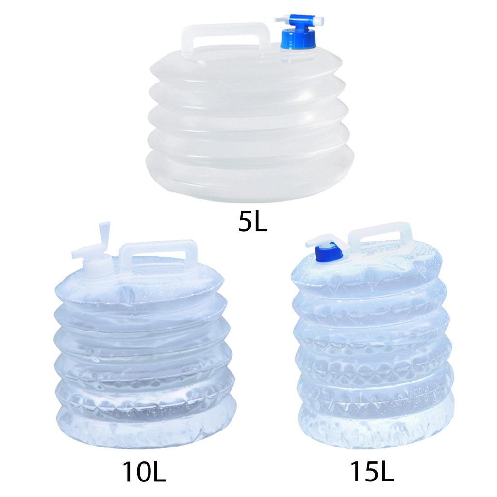 5L-15L Collapsible foldable bottle Container Water Storage Bottle Bucket Pail Water Bag water&juice dispenser Camping Outdoor