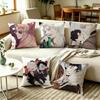 Caesar Leewon R-Roses C-Champagne  Square Pillow Case Multi Sizes For Car Home Bedroom Decor Custom Valentine Gifts