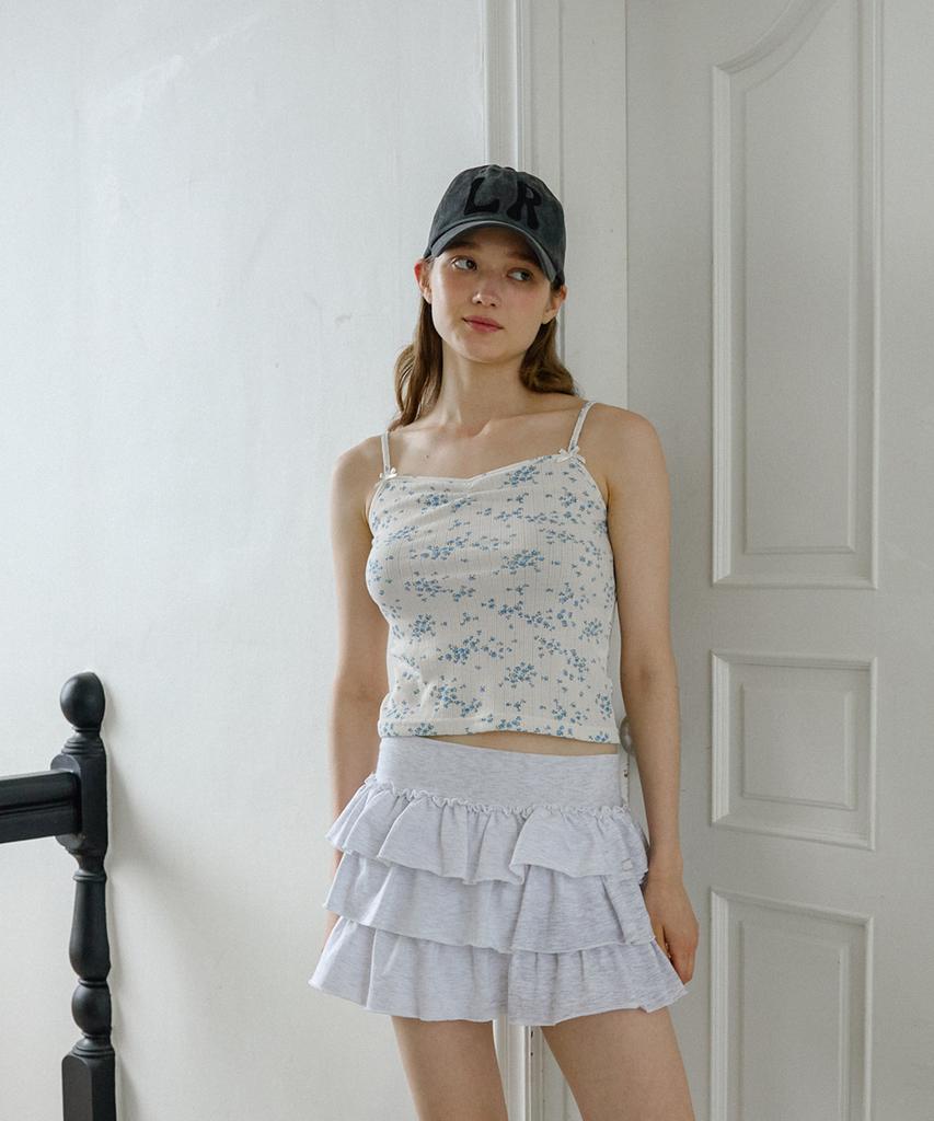 Leteoli Flower Ribbon Sleeveless_Blue