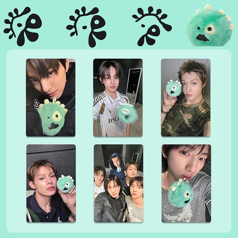 6Pcs/Set Double Sides Printing Bright Film Lomo Card Keonho Juhoon Seonghyeon Martin Printd Photocards Fans Gift Collection