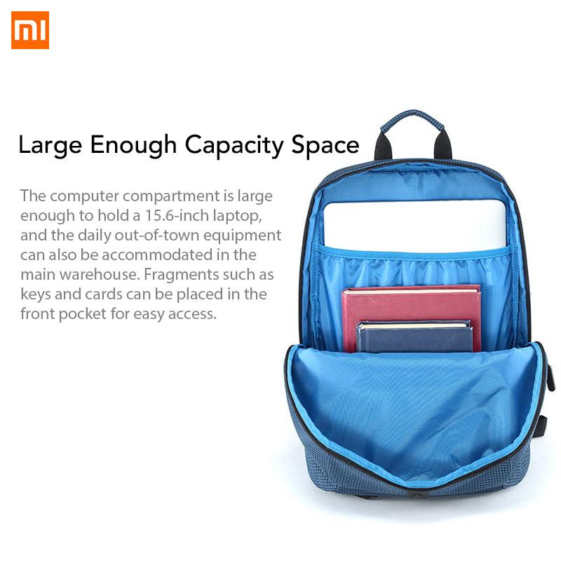 Buy 20L Xiaomi Casual Backpack Men Solid Polyester Travel