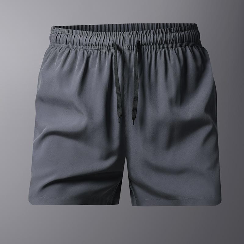 Summer Ice Silk Shorts Men's Breathable Outdoor Fitness Running Pants