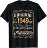 Vintage Born In 1949 Classic 75th Birthday Original Gift Unisex T-Shirt