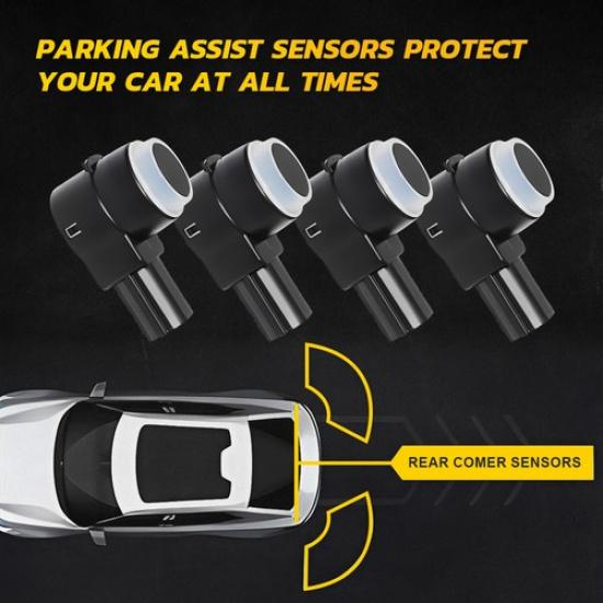 4X Reverse Backup Parking Bumper Park Sensor Assist For 06-19 GMC Chevy 15239247