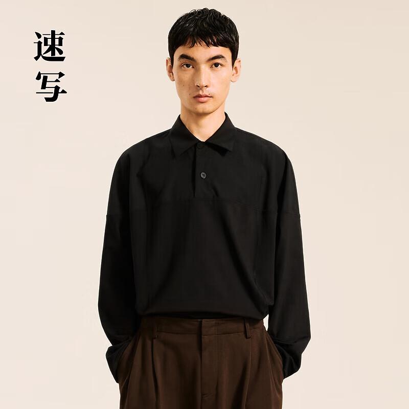 Men s Relaxed Fit Long-Sleeve Polo Shirt L