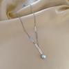 Real Gold Cold Necklace In The E-Commerce Good Goods Furnace, Women'S Collarbone Chain With Jewelry