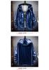Men's Plus Size Shiny Silver Hooded Jacket - Handsome Spring/Autumn Fashion Coat