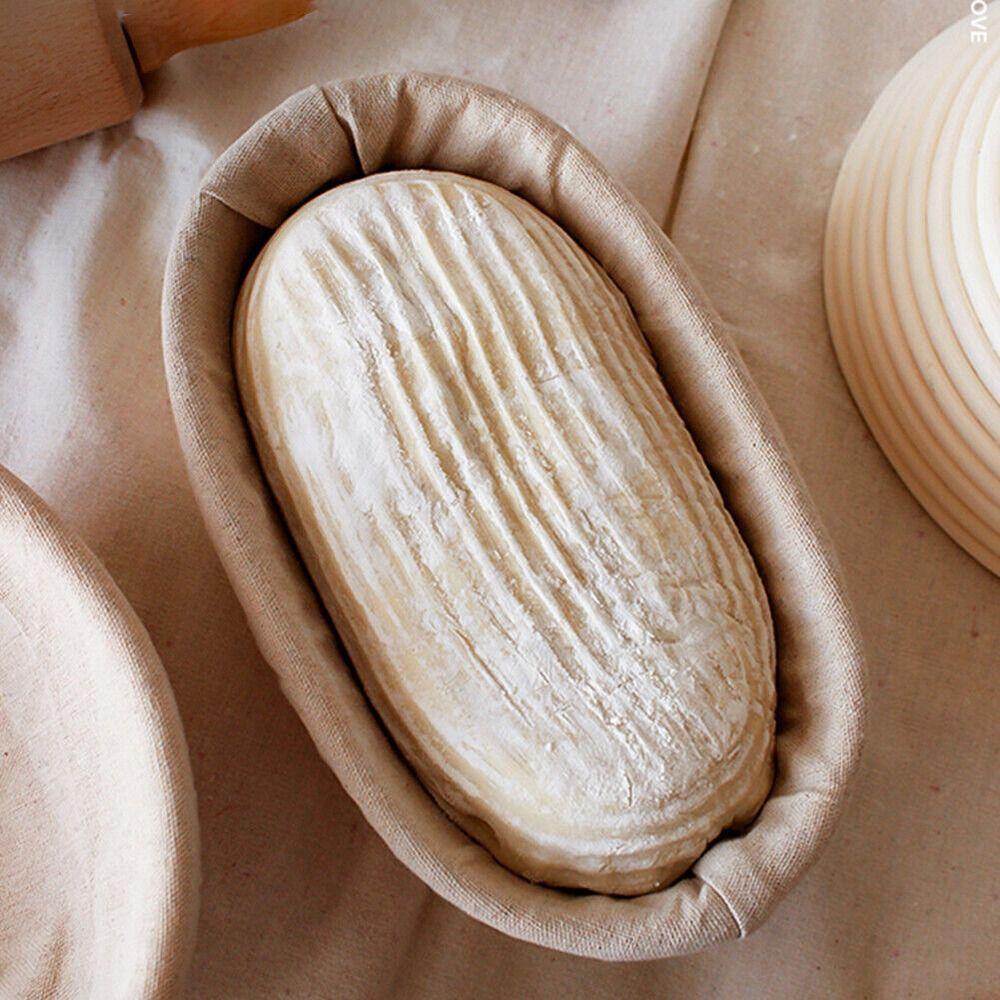 Basket Wicker Fermentation Dougn Bread Proofing Baskets Oval Banneton Brotform Woven Rattan