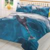 Sea Ocean Dolphin Whale Duvet Cover With Pillow Case Custom 3pcs Bedding Set Quilt Cover Double Bed Home Textile